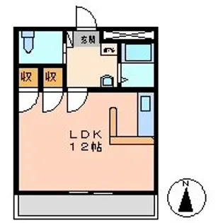パークハウスタカシ【1階】の間取り