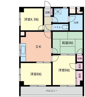 エリオス【2階】の間取り