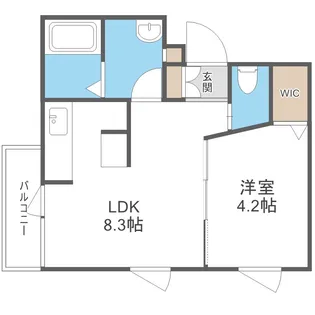 ラ・テラス【2階】の間取り