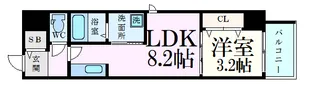 メイクス京橋川【6階】の間取り