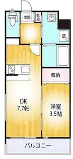 AQUE19【2階】の間取り