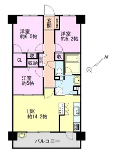レグザ入間ヶ丘【2階】の間取り