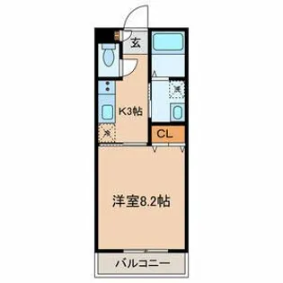 アルバ千鳥【2階】の間取り