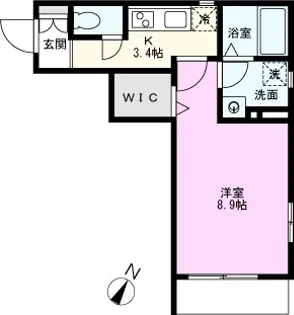 Gasse Von Yono【1階】の間取り