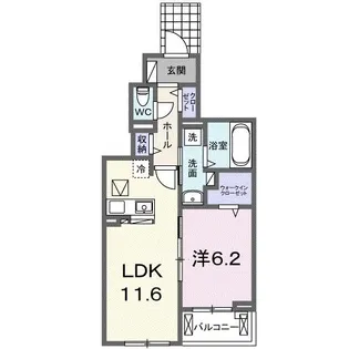 Sunny Maison【1階】の間取り
