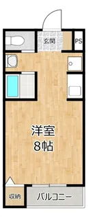 プルス新北野【2階】の間取り