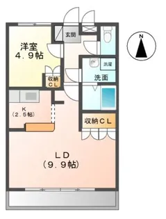 Brilliant jade(ブリリアント ジェイド)【2階】の間取り