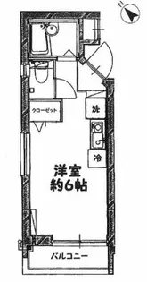 ヒルサイド大崎【3階】の間取り