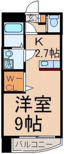 マンションやまぼうし【2階】の間取り