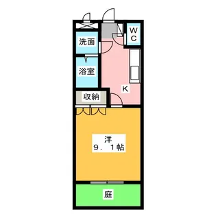 エスプラネード【1階】の間取り