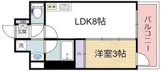 グランドステージ花園【4階】の間取り