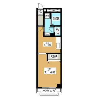 GRAND CASA34【3階】の間取り