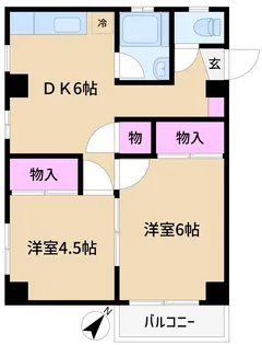 伊田ビル【2階】の間取り