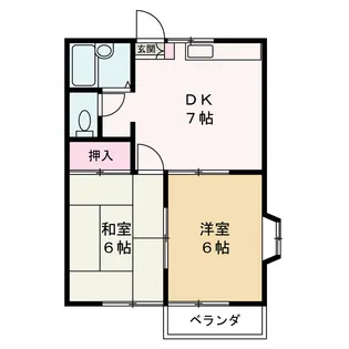 アミー八重原 II【1階】の間取り
