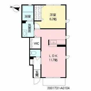 クラングI【1階】の間取り