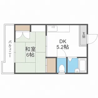 ゾンターク博多II【3階】の間取り