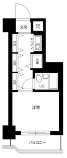 ライオンズマンション仲六郷【7階】の間取り