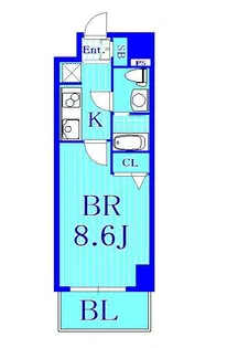 コモド川崎【6階】の間取り