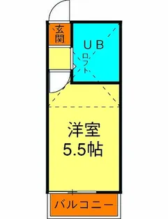 メゾン・ド・パルクII【1階】の間取り