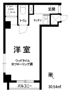 ランジェ青山【4階】の間取り