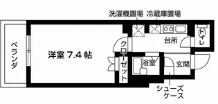 バウスクロス天六【10階】の間取り