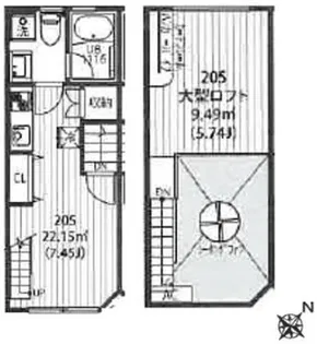 クラソ代官山【2階】の間取り