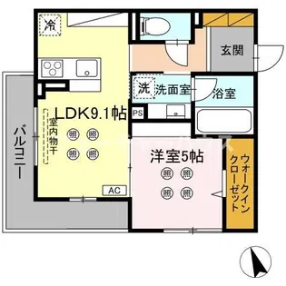 レーヴ・ウェル葉山【3階】の間取り