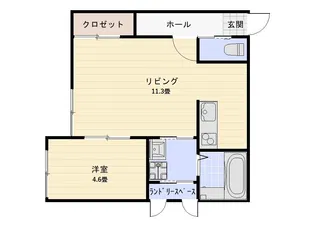 Aule I(アウレ ワン)【1階】の間取り