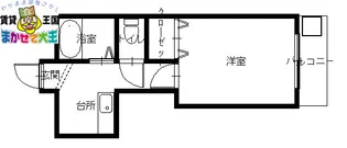 ベルシティプルナス【5階】の間取り