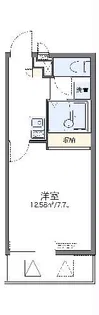 レオパレスオリヴィエII【2階】の間取り