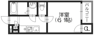 1Kの間取り画像
