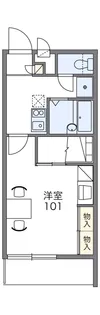 フレイグラント多々良【1階】の間取り