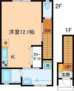 フランシーズ【2階】の間取り