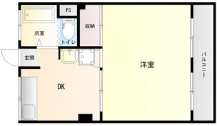 たかの温泉マンション【3階】の間取り