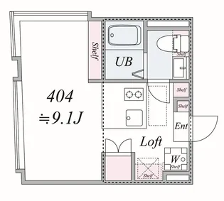 trias395【4階】の間取り