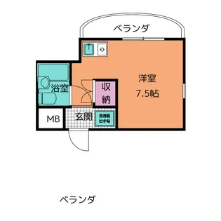 グランシャンブル原【3階】の間取り