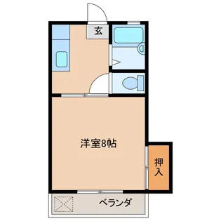 藤井コーポ【4階】の間取り