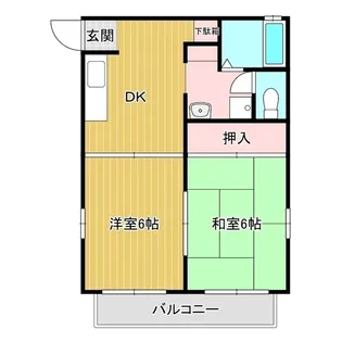 プレンティアハイツ【1階】の間取り