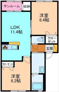 ~TIIーAIM~【1階】の間取り