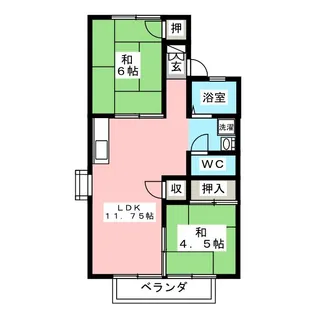 ベルデューラ板橋 B棟【1階】の間取り