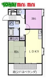 三重県松阪市嬉野中川町【アパート】の間取り