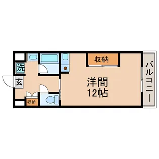 T FLATSIII【4階】の間取り