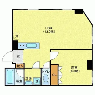 フロリス オーランティウム2【3階】の間取り