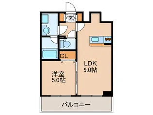 CITY SPIRE十三東の間取り