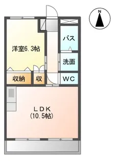 フォレスト壱番館【2階】の間取り