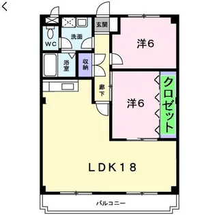 バンブーパレス【3階】の間取り