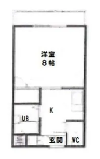 1Kの間取り画像