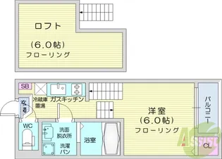 グレーステラス福住【2階】の間取り