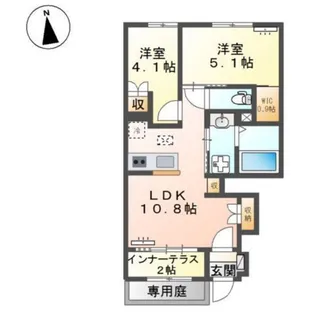 ジョリ【1階】の間取り