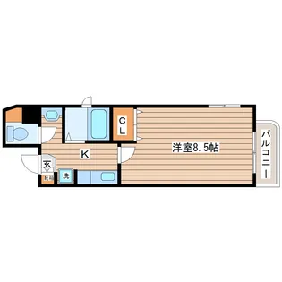 CHAYATOWN21【3階】の間取り